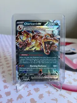 Pokemon Scarlet & Violet Paldean Fates 054/091 Charizard EX Double Rare NM/M - Image 1