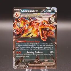 Pokemon TCG SV: Paldean Fates 054/091 RR Charizard ex - Image 1