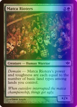 MTG Magic the Gathering Matca Rioters (84/147) Conflux MP FOIL - Image 1