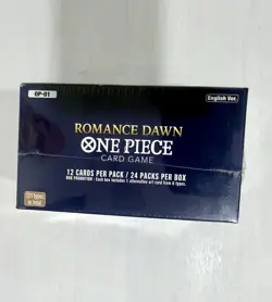 SEALED! One Piece Card Game Romance Dawn Booster Box OP-01 Blue Bottom English! - Image 3