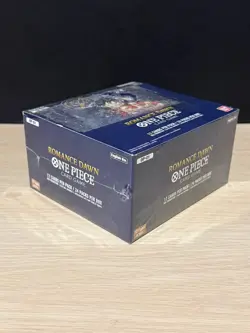 ONE PIECE TCG ROMANCE DAWN OP-01 FACTORY SEALED 24 PACK BOOSTER BOX BLUE BOTTOM - Image 4