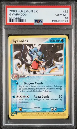 2003 Pokemon EX Dragon #32/97 Gyarados Mint non Holo - NEW CERT PSA 10 - Image 1