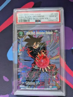 PSA 10 Dragon Ball Super Card Game Goku Black Unforeseen Darkness P-124 PR - Image 1
