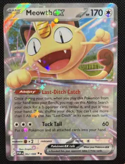 Meowth ex - 062/088 - Ultra Rare - Perfect Order - NM/M - Pokemon Card - Image 1