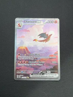Pokemon TCG Charizard EX Scarlet & Violet 151 Card 199/165 * CHECK PICS* - Image 1