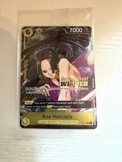 One Piece Card Game Boa Hancock Pre-Release Event Winner P-115 Near Mint Sealed - Image 1