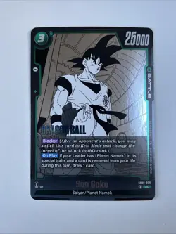 Son Goku SB02-036 Manga Booster 02 Foil Dragon Ball Super Card Game | NM - Image 1