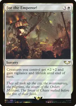 For the Emperor! (Surge Foil) Universes Beyond: Warhammer 40,000 NM - Image 1