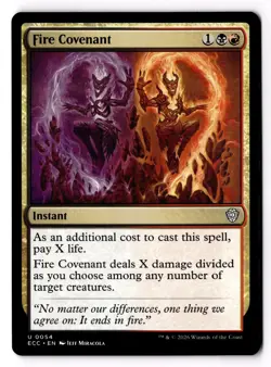 Fire Covenant 54 Commander: Lorwyn Eclipsed Normal NM - Image 1