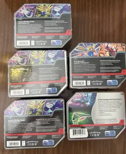 Pokemon TCG Azure Legends 5 Tins, 25 Booster Packs-NEW & Factory Sealed See Pics - Image 2