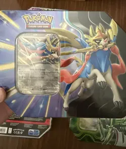 Pokemon TCG Azure Legends 5 Tins, 25 Booster Packs-NEW & Factory Sealed See Pics - Image 5