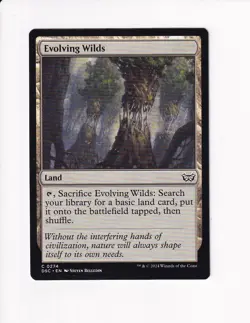 MAGIC THE GATHERING MTG COMMANDER: DUSKMOURN EVOLVING WILDS - Image 1
