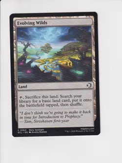 MAGIC THE GATHERING MTG LORWYN ECLIPSED EVOLVING WILDS - Image 1