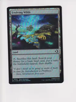 MAGIC THE GATHERING MTG LORWYN ECLIPSED FOIL EVOLVING WILDS - Image 1