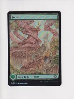 MAGIC THE GATHERING MTG LORWYN ECLIPSED FOIL FOREST 278 - Image 1