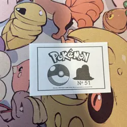 Dugtrio #051 - 2022 Pokemon Indigo League Sticker Set (Peru) - Image 2