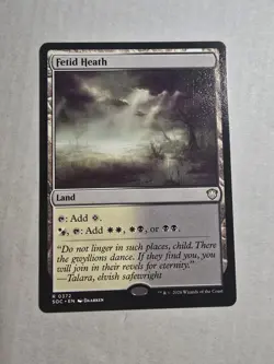 Fetid Heath Commander: Secrets of Strixhaven Regular - Image 1