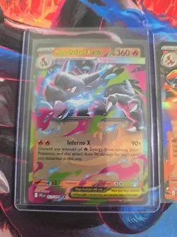 Pokemon mega charizard X and mega charizard Y tin promos + 1 - Image 2