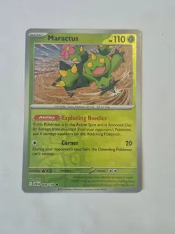 Maractus 008/159 Uncommon Journey Together Pokemon Reverse Holo Near Mint - Image 1