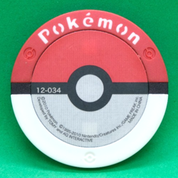 Skarmory Pokemon Battrio Coin 12-034 2010 Vintage Nintendo Japanese F/S - Image 2