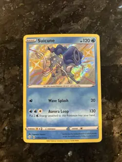 Suicune SV022/SV122 Shiny Holo Rare Shining Fates Pokemon Card - NM Near Mint - Image 1