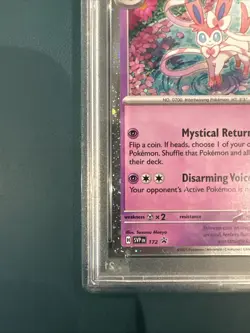 PSA 10 GEM MINT Sylveon Holo - SVP 172 Tech Sticker Collection 2025 Pokemon - Image 3