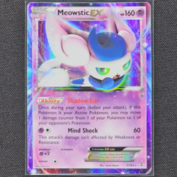 Meowstic EX - 37/83 - Holo Rare - Generations - Pokemon Card - LP - Image 1