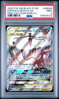 Pokemon SM Black Star Espeon & Deoxys GX, Umbreon & Darkrai GX PSA 9 Sequential - Image 3