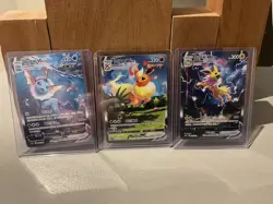 Pokemon 2024 TCG Jolteon Flareon Vaporeon Vmax CSHC-003 006 009 NM - Image 1