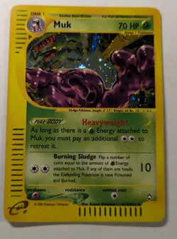 Muk H17/H32 Aquapolis Holo Rare - TCG Pokemon - Image 3