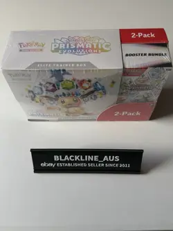 POKEMON TCG Prismatic Evolutions ETB + Booster Bundle ✅SEALED - IN HAND ✅ - Image 2