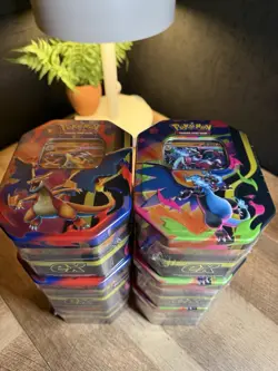 6x Mega Charizard EX Tin Lot (3 X / 3 Y) Sealed Pokemon TCG - Image 5
