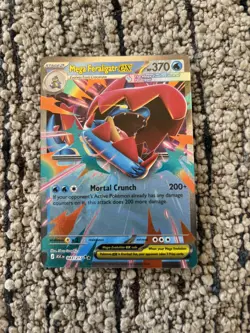 Pokemon TCG: Mega Feraligatr ex Double Rare Holo ME: Ascended Heroes 043/217 NM - Image 1