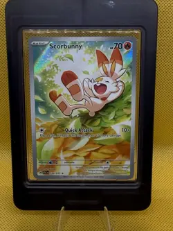 Scorbunny 225/217 Ascended Heroes Pokemon TCG Illustration Rare Holo. - Image 1