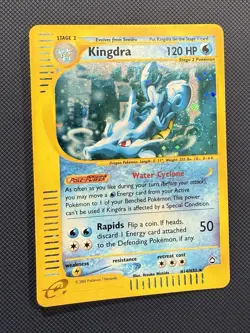Kingdra MP H14/H32 - 🌀 SWIRL - Holo Aquapolis - Pokemon 2002 - Image 3