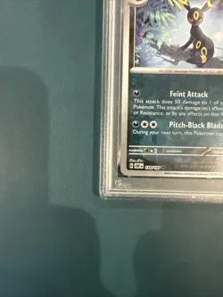 130/197 UMBREON 2023 POKEMON OBF EN-OBSIDIAN FLAMES REVERSE HOLO PSA 10 TCG - Image 3