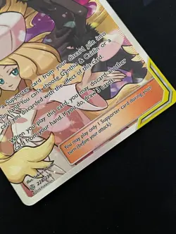 Pokemon TCG Cynthia and Caitlin Full Art Cosmic Eclipse Holo Card 228/236 - Image 5