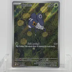 Pokemon TCG Phantasmal Flames Nymble #096/094 Illustration Rare NM - Image 1