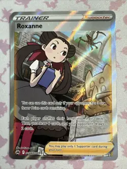 Pokemon TCG Roxanne Crown Zenith: Galarian Gallery GG66/GG70 Holo Ultra Rare - Image 1