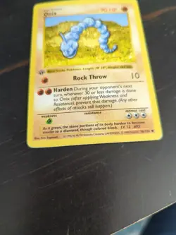 1999 1st Edition Onix 56/102 Pokemon Base Set Shadowless - Image 4