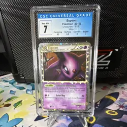 Pokemon Espeon Prime 81/90 Undaunted Ultra Rare Holo CGC 7 2010 English - Image 1