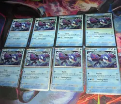 Pokemon Kyogre Promo Cosmo holo Basic Card Lot (8 Cards) Regular 034/132 - Image 1