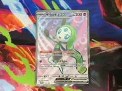 Pokemon Meloetta EX Sv: Black Bolt Ultra Rare Basic 159/086 Holo - Image 1