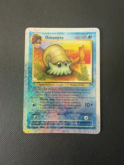Pokemon Omanyte 57/110 Legendary Collection - Reverse Holo Uncommon NM Near Mint - Image 1