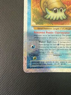 Pokemon Omanyte 57/110 Legendary Collection - Reverse Holo Uncommon NM Near Mint - Image 2