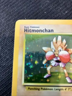 Pokemon TCG Hitmonchan Base Set 7/102 Holo 1999-2000 Wizards Base Set Holo Lp+ - Image 4