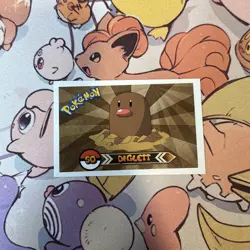 Diglett #050 - 2022 Pokemon Indigo League Sticker Set (Peru) - Image 1