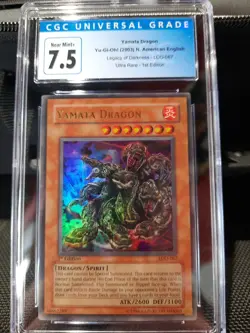 Yamata Dragon Cgc 7.5 Near Mint+ 2003 LOD-067 Legacy Of Darkness 1st Edition UR - Image 1