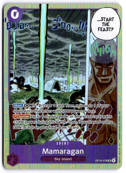 ONE PIECE ENGLISH Mamaragan OP15-078 SR Adventure on KAMI's Island - Image 1