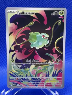 Pokemon: Bulbasaur 133/132 NM Holofoil MEG ME01: Mega Evolution | No Stamp - Image 1